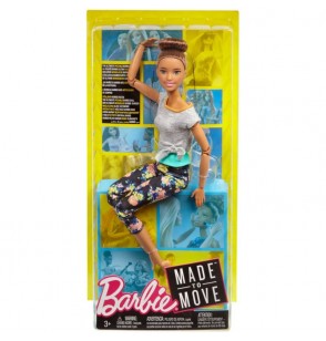Barbie FTG82 Made to Move Kwieciste Lalka Mulatka 
