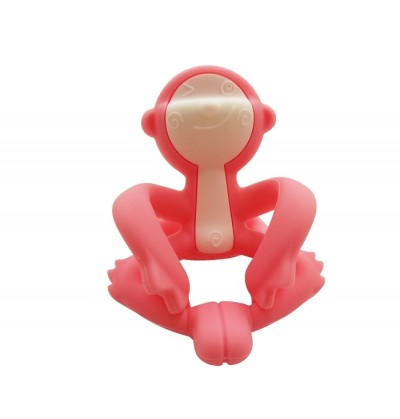 Mombella P8081-4 Gryzak Zabawka Małpka Pink