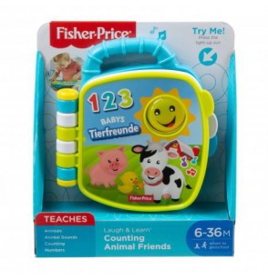 Fisher-Price GFP31 Książeczka liczymy zwierzątka