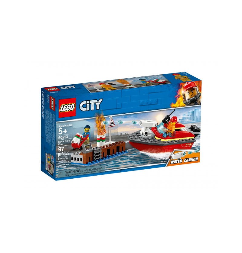 Lego City 60213 Pożar w dokach