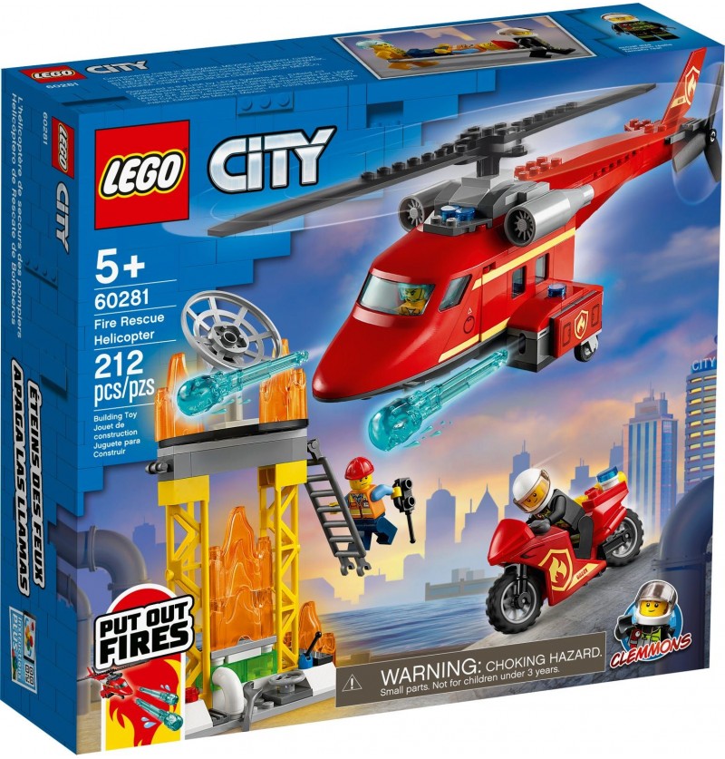 Lego City 60281 Strażacki Helikopter Ratunkowy