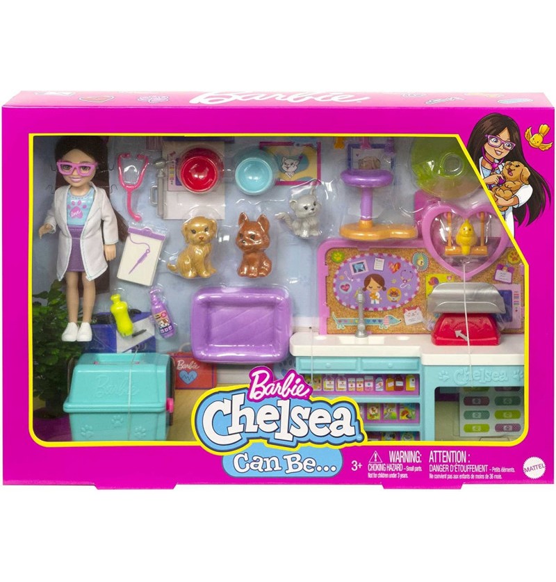 Barbie Chelsea - HGT12 Zestaw Weterynarz