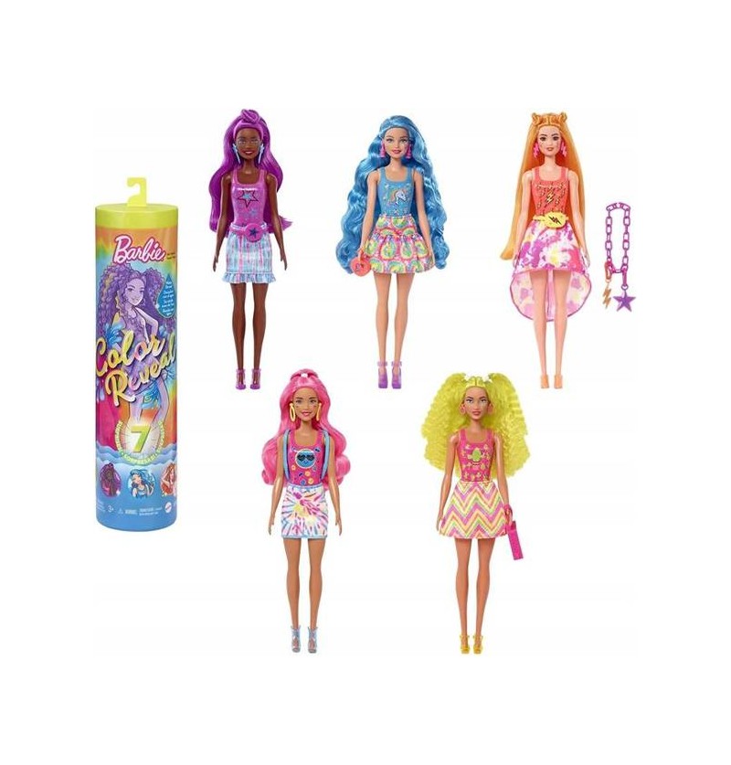 Barbie - HCC67 Lalka Neon Niespodzianka