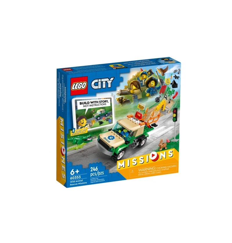 Lego City - 60353 Misja Ratowania Dzikich Zwierząt