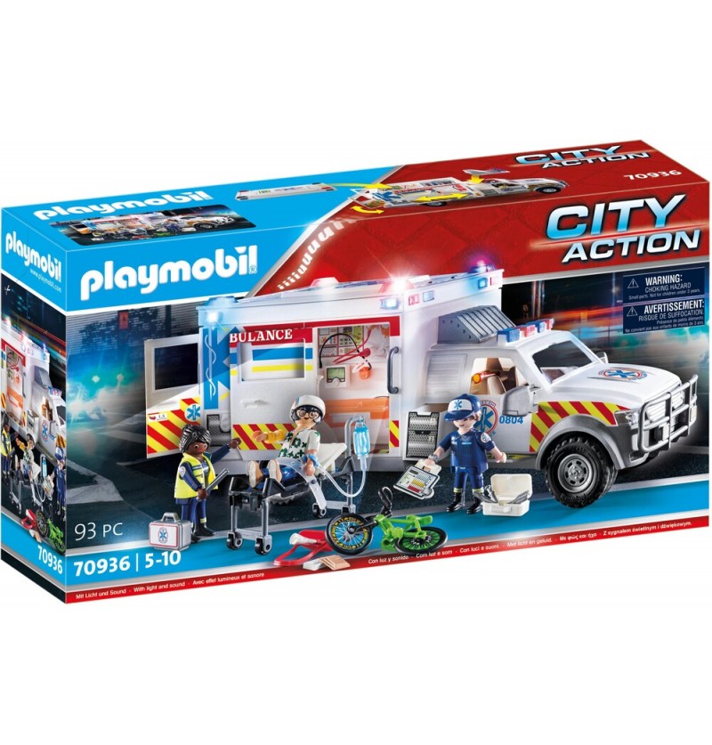 Playmobil - 70936 Ambulans Pogotowia Ratunkowego