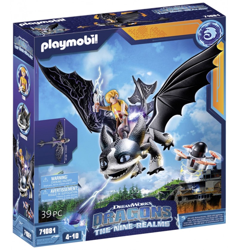 Playmobil - 71081 Dragons Nine Realms Thunder&Tom