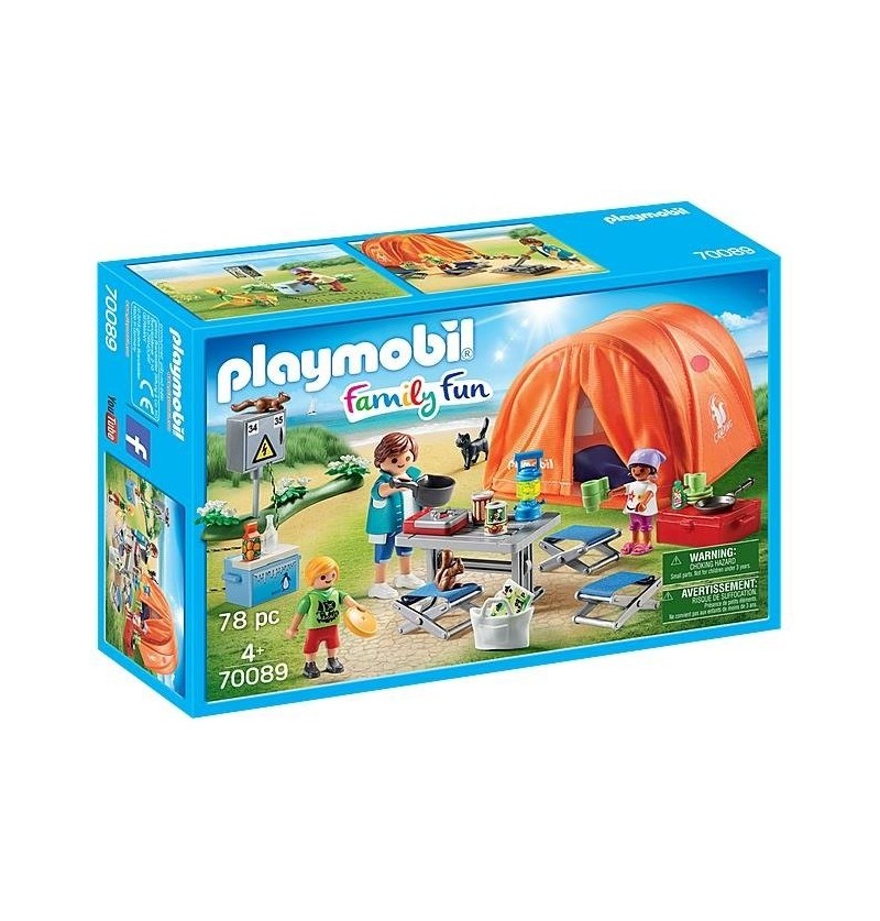 Playmobil - 70089 Family Fun Rodzina Na Kempingu