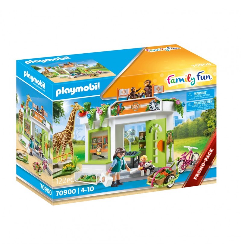 Playmobil - FamilyFun 70900 Lecznica Zwierząt W Zoo