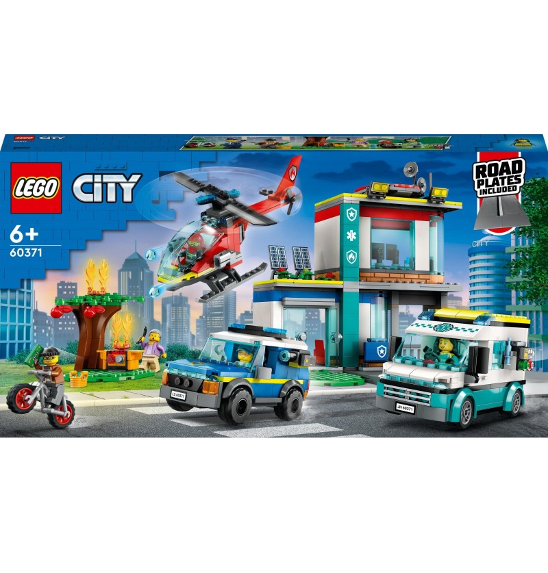 Lego City - 60371 Parking Dla Pojazdów Uprzywilejowanych