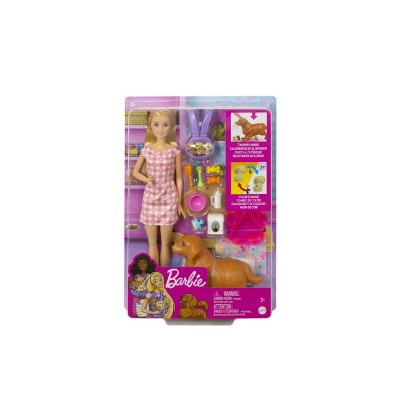 Barbie - Lalka HCK75 Narodziny Piesków